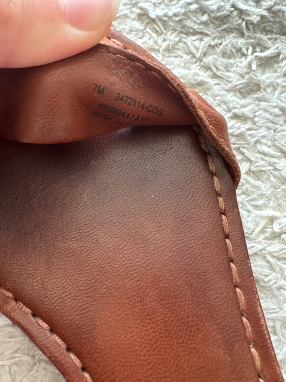 Frye Women's Carson Ankle Zip sandals crafted from vintage leather Size 7 - Picture 7 of 7
